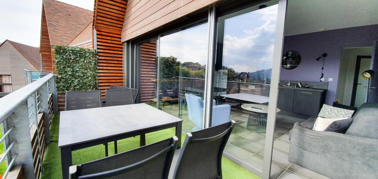 Le Coin Cosy Avec Balcon Terrasse Parking Prive Et Linge De Lit Compris Lägenhet Sarlat-la-Canéda Exteriör bild